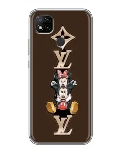 Чохол для Xiaomi Redmi 9c з картинкою «LV та Міккі Маус»