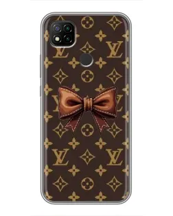 Чохол для Xiaomi Redmi 9c з картинкою «LV з бантом»