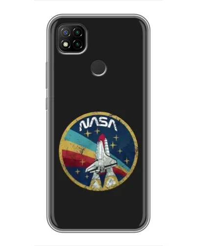 Чохол для Xiaomi Redmi 9c з картинкою «NASA — емблема місії»
