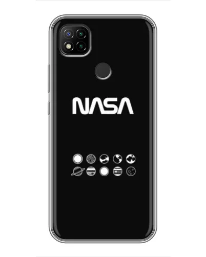 Чохол для Xiaomi Redmi 9c з картинкою «NASA — технічний принт»