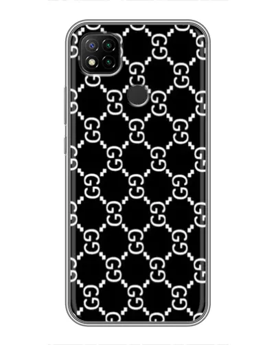 Чохол для Xiaomi Redmi 9c з картинкою «Gucci — сітчастий паттерн»