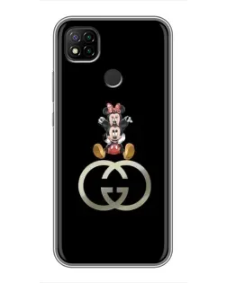 Чохол для Xiaomi Redmi 9c з картинкою «Мінні Маус на лого»