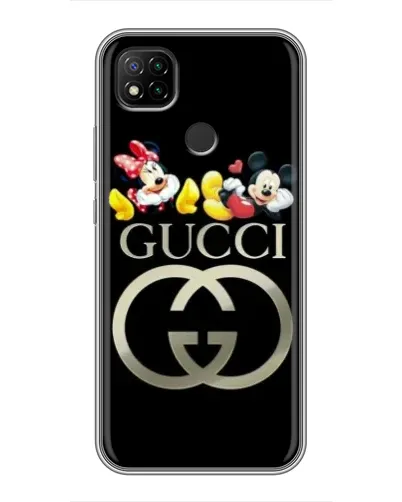 Чохол для Xiaomi Redmi 9c з картинкою «Gucci — герої Disney»