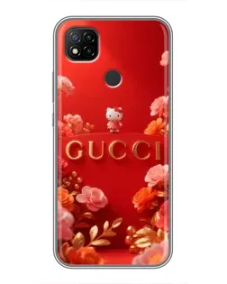 Чохол для Xiaomi Redmi 9c з картинкою «Gucci — золотий сад»