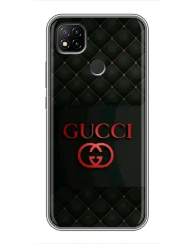 Чохол для Xiaomi Redmi 9c з картинкою «Gucci — стьобаний чорний»