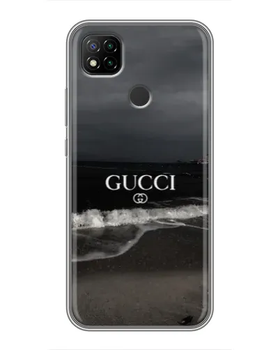 Чохол для Xiaomi Redmi 9c з картинкою «Gucci — морський прибій»
