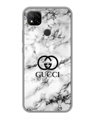 Чохол для Xiaomi Redmi 9c з картинкою «Gucci — мармуровий шик»