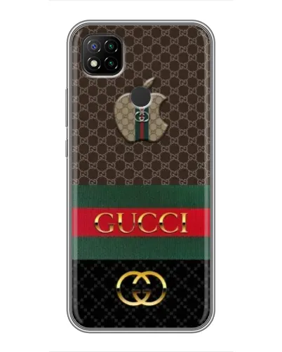 Чохол для Xiaomi Redmi 9c з картинкою «Gucci — брендований десерт»