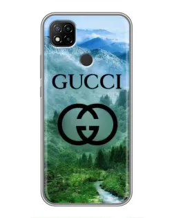 Чохол для Xiaomi Redmi 9c з картинкою «Gucci — гірський пейзаж»
