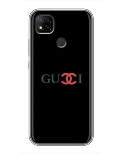 Чохол для Xiaomi Redmi 9c з картинкою «Gucci — червоний градієнт»
