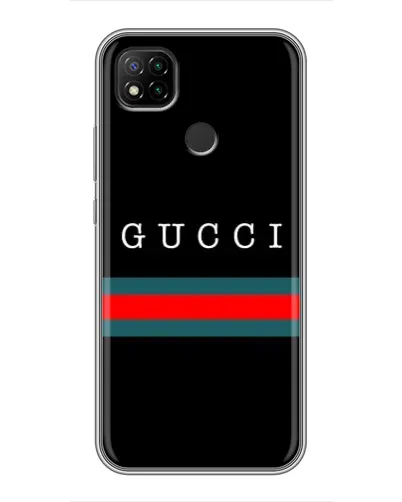 Чохол для Xiaomi Redmi 9c з картинкою «Gucci — червоний пояс»