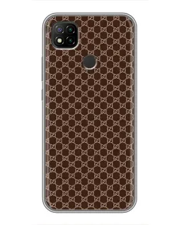 Чехол для Xiaomi Redmi 9c с картинкой «Gucci — шоколадная сетка» Чехол для Xiaomi Redmi 9c с картинкой «Gucci — шоколадная сетка»