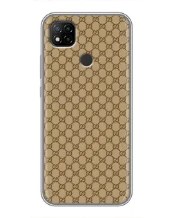 Чехол для Xiaomi Redmi 9c с картинкой «Gucci — классический беж» Чехол для Xiaomi Redmi 9c с картинкой «Gucci — классический беж»