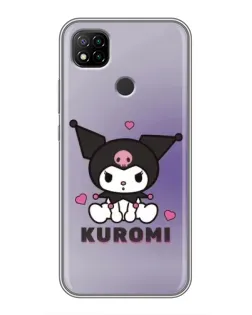 Чохол для Xiaomi Redmi 9c з картинкою «Kuromi — фіолетовий арт»