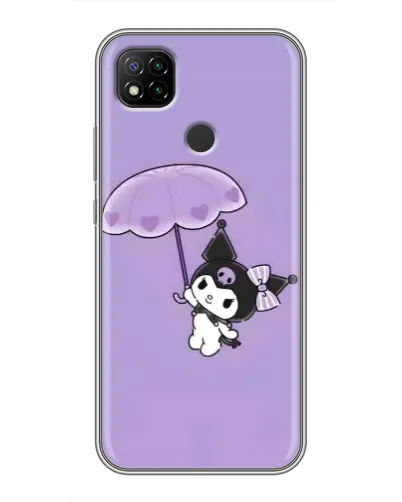 Чехол для Xiaomi Redmi 9c с картинкой «Kuromi с зонтиком» Чехол для Xiaomi Redmi 9c с картинкой «Kuromi с зонтиком»