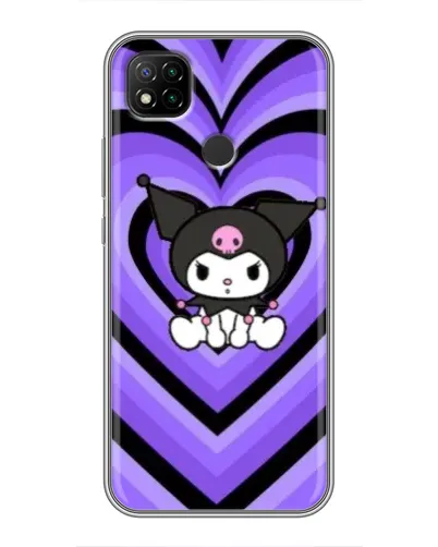 Чехол для Xiaomi Redmi 9c с картинкой «Kuromi и фиолетовые сердца» Чехол для Xiaomi Redmi 9c с картинкой «Kuromi и фиолетовые сердца»