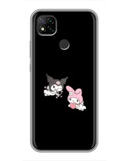 Чохол для Xiaomi Redmi 9c з картинкою «My Melody та Kuromi»