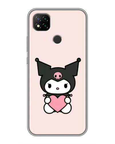 Чехол для Xiaomi Redmi 9c с картинкой «Kuromi и сердце» Чехол для Xiaomi Redmi 9c с картинкой «Kuromi и сердце»