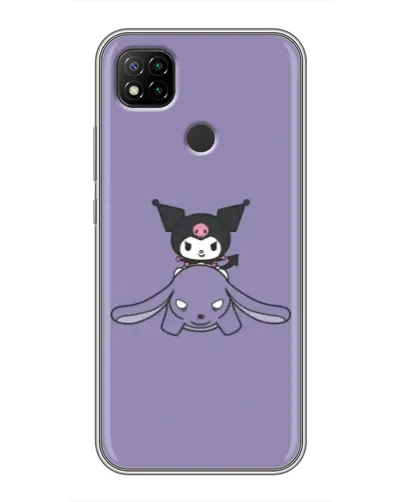 Чехол для Xiaomi Redmi 9c с картинкой «Kuromi на лиловом фоне» Чехол для Xiaomi Redmi 9c с картинкой «Kuromi на лиловом фоне»