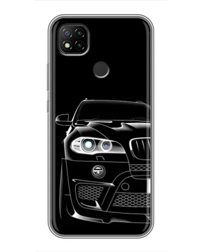 Чохол для Xiaomi Redmi 9c з картинкою «Темний силует BMW» Чохол для Xiaomi Redmi 9c з картинкою «Темний силует BMW»