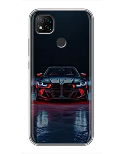 Чохол для Xiaomi Redmi 9c з картинкою «BMW на мокрій дорозі»