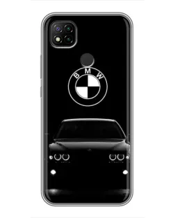 Чохол для Xiaomi Redmi 9c з картинкою «BMW — погляд з темряви»