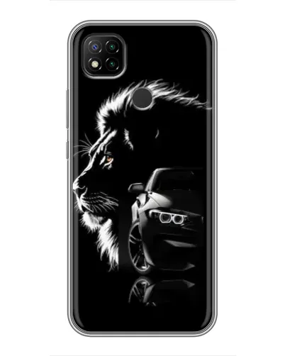 Чохол для Xiaomi Redmi 9c з картинкою «BMW та лев» Чохол для Xiaomi Redmi 9c з картинкою «BMW та лев»