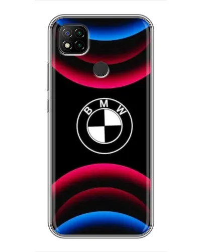 Чохол для Xiaomi Redmi 9c з картинкою «Логотип BMW та неонові дуги» Чохол для Xiaomi Redmi 9c з картинкою «Логотип BMW та неонові дуги»