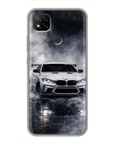 Чохол для Xiaomi Redmi 9c з картинкою «BMW крізь туман» Чохол для Xiaomi Redmi 9c з картинкою «BMW крізь туман»