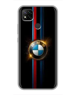 Чохол для Xiaomi Redmi 9c з картинкою «BMW M-Power неон»