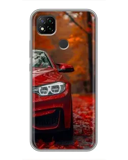 Чохол для Xiaomi Redmi 9c з картинкою «Осіння BMW M4»