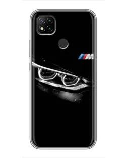 Чехол для Xiaomi Redmi 9c с картинкой «BMW — взгляд тигра»