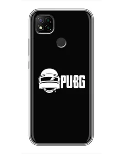 Чохол для Xiaomi Redmi 9c з картинкою «PUBG — класичний лого»