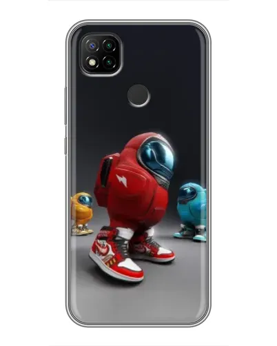 Чохол для Xiaomi Redmi 9c з картинкою «Among Us — 3D стиль»