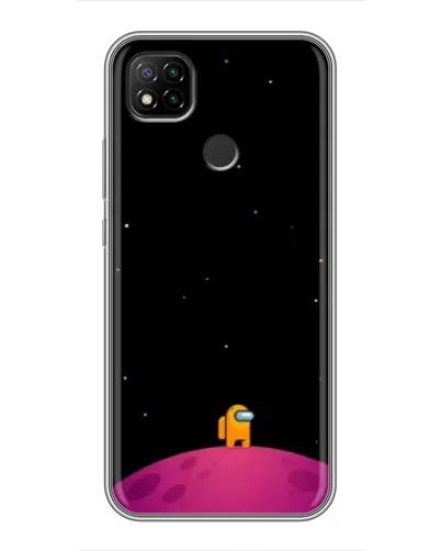 Чохол для Xiaomi Redmi 9c з картинкою «Самотній герой на планеті»
