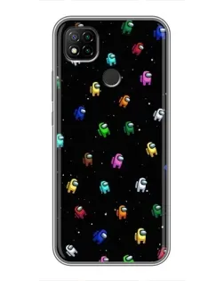 Чехол для Xiaomi Redmi 9c с картинкой «Экипаж Among Us» Чехол для Xiaomi Redmi 9c с картинкой «Экипаж Among Us»