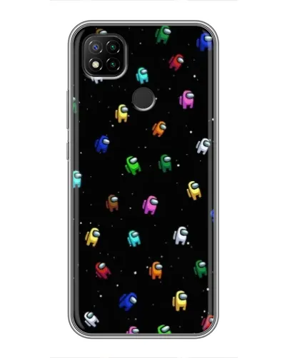 Чохол для Xiaomi Redmi 9c з картинкою «Екіпаж Among Us»