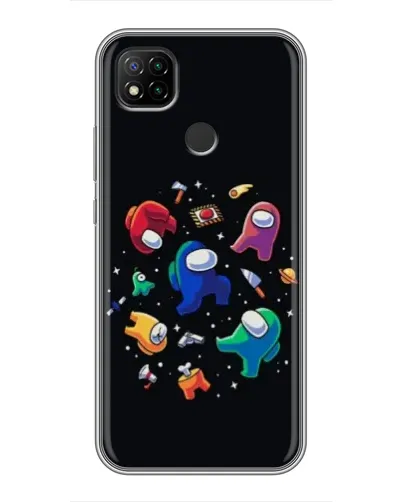 Чохол для Xiaomi Redmi 9c з картинкою «Among Us космос»