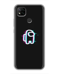 Чохол для Xiaomi Redmi 9c з картинкою «Among Us неон»