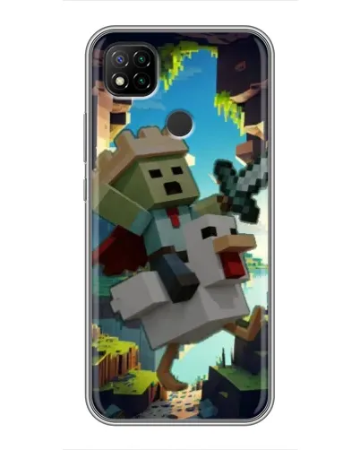Чохол для Xiaomi Redmi 9c з картинкою «Стів та гусь»