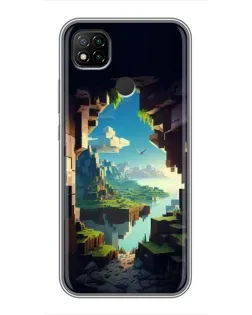 Чохол для Xiaomi Redmi 9c з картинкою «Вид з печери»