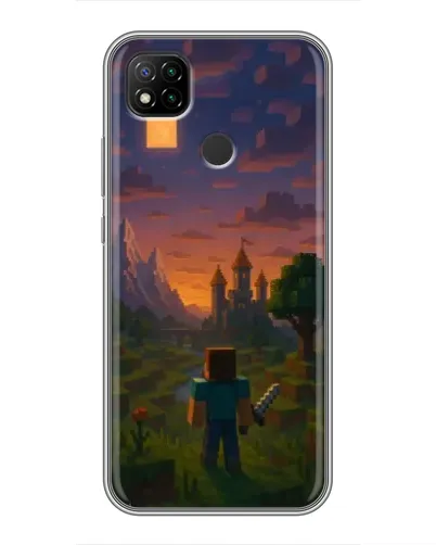 Чохол для Xiaomi Redmi 9c з картинкою «Стів біля вежі»