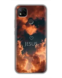 Чохол для Xiaomi Redmi 9c з картинкою «Сяйво Імені Jesus»