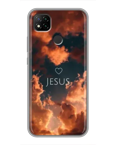 Чохол для Xiaomi Redmi 9c з картинкою «Сяйво Імені Jesus»