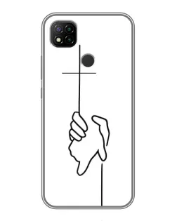 Чохол для Xiaomi Redmi 9c з картинкою «Рука тримає»