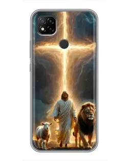 Чохол для Xiaomi Redmi 9c з картинкою «Лев Юди та Світло»