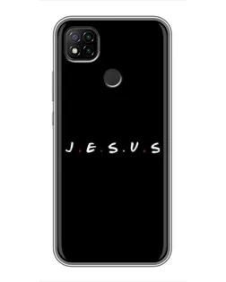 Чохол для Xiaomi Redmi 9c з картинкою «Крапки віри J.E.S.U.S.»