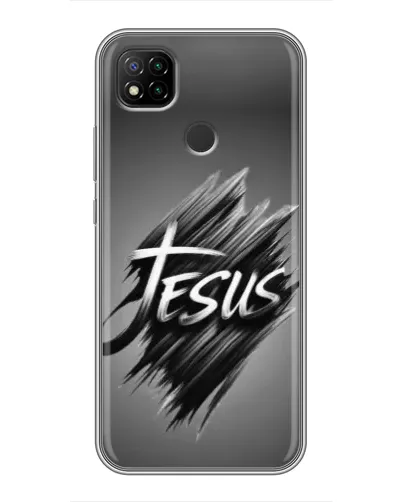Чохол для Xiaomi Redmi 9c з картинкою «Напис Jesus Graffiti»
