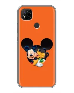 Чохол для Xiaomi Redmi 9c з картинкою «Серце Міккі Мінні»