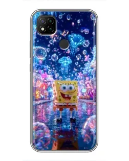 Чохол для Xiaomi Redmi 9c з картинкою «Неоновий океан»